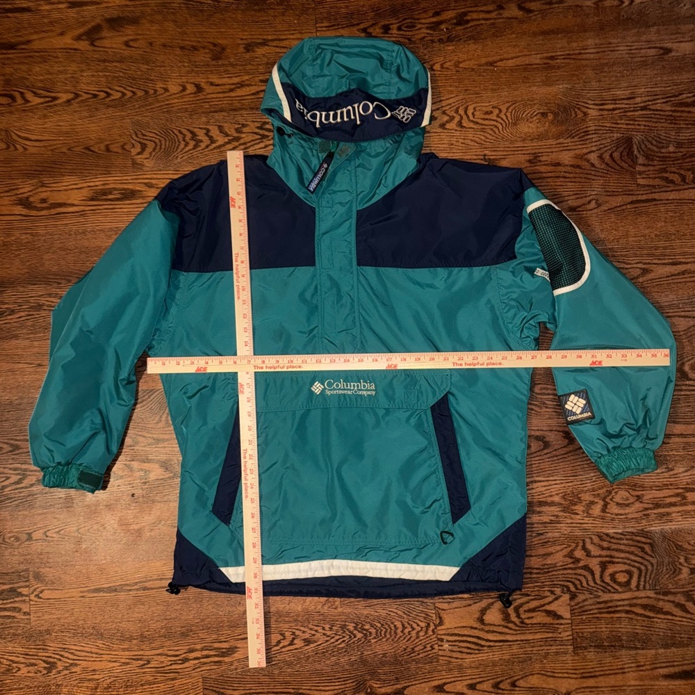#Vintage Columbia Sportswear Jacket With Kangaroo Pocket